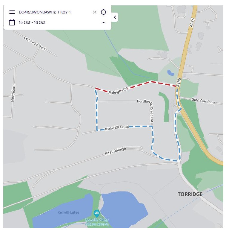 Temporary Traffic Notice - RALEIGH HILL, Northam (TTRO2671387)