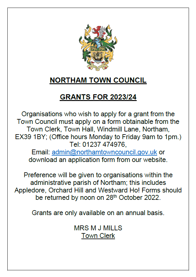 Grants applications are now open