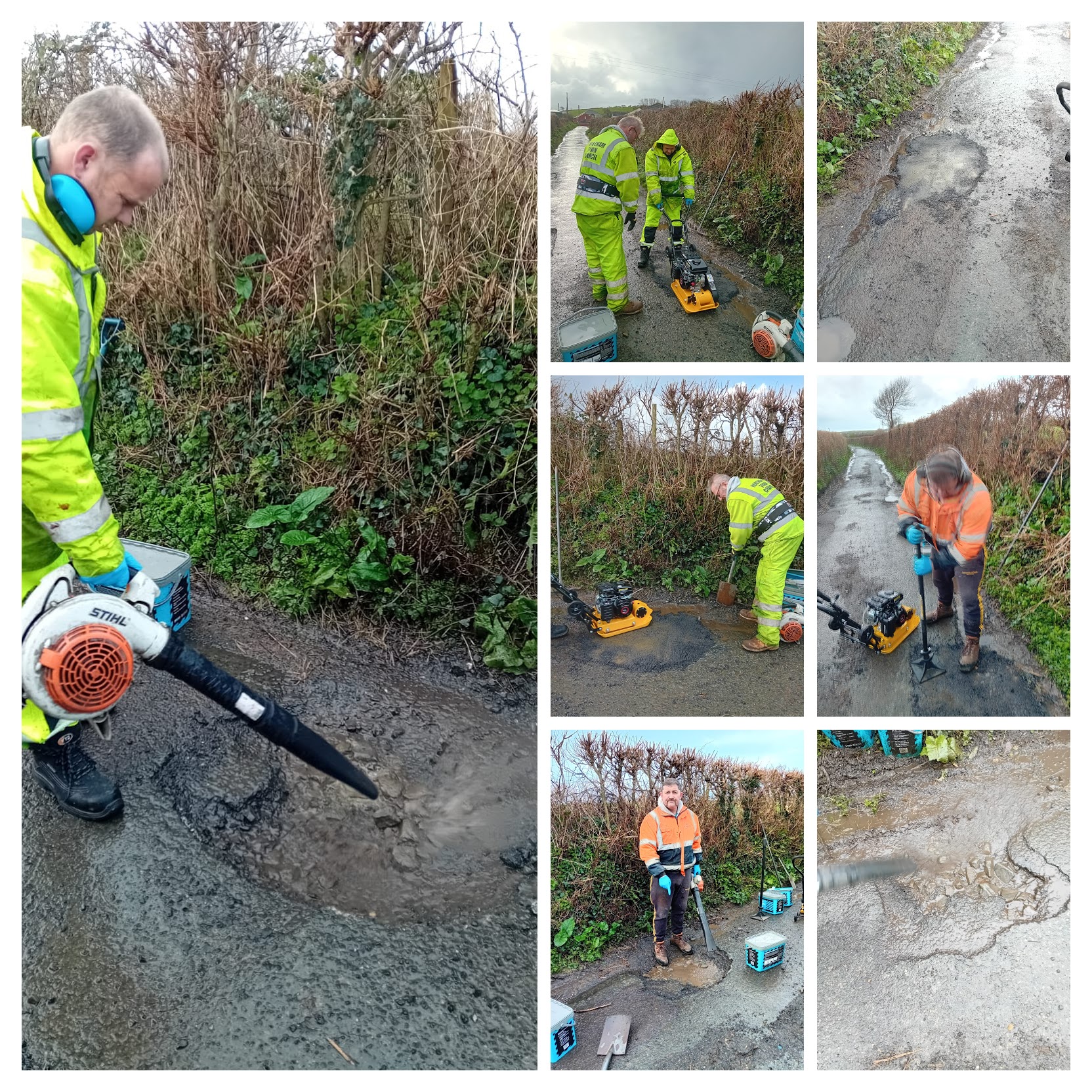 Northam Town Council new pothole repair tool