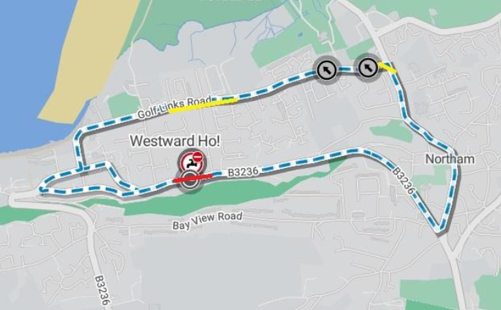 Temporary Traffic Notice - ATLANTIC WAY & GOLF LINKS ROAD, Northam (TTRO2562237)