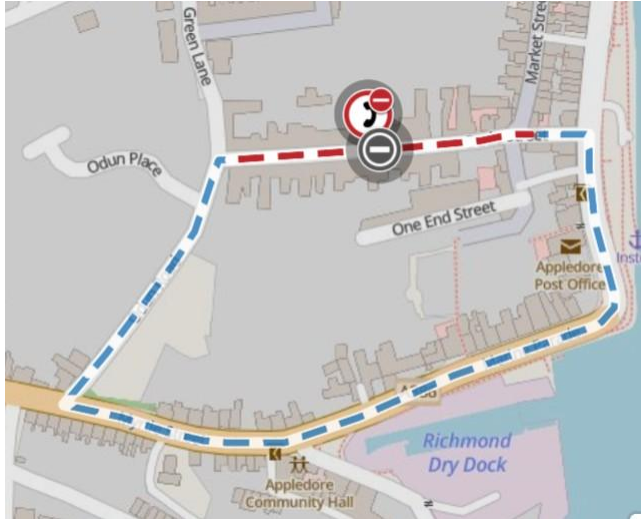 Temporary Traffic Notice - BUDE STREET, Northam (TTRO2563200)