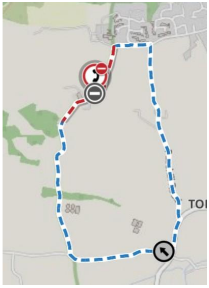 Temporary Traffic Notice - ROAD PAST LAKE FARM HOUSE, Northam (TTRO2563277)