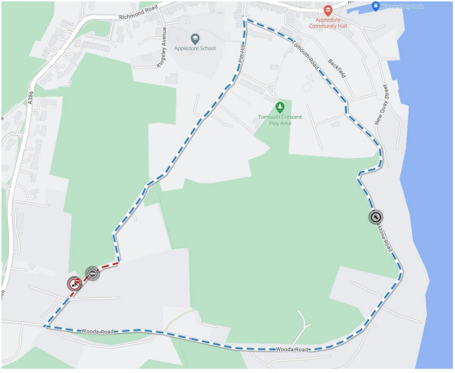 Temporary Traffic Order - Pitt Lane, Northam (TTRO2563336)