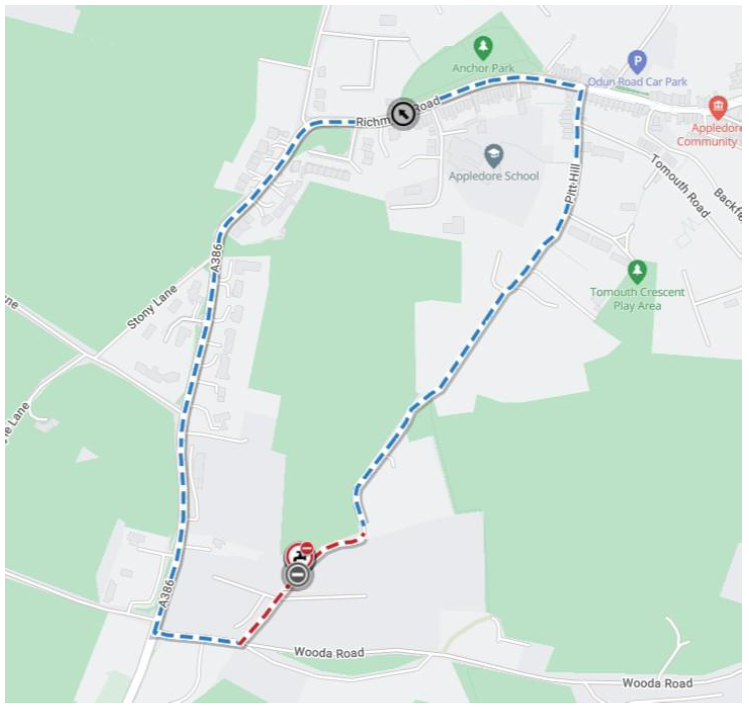 Temporary Traffic Order - PITT LANE, Northam (TTRO2667305)