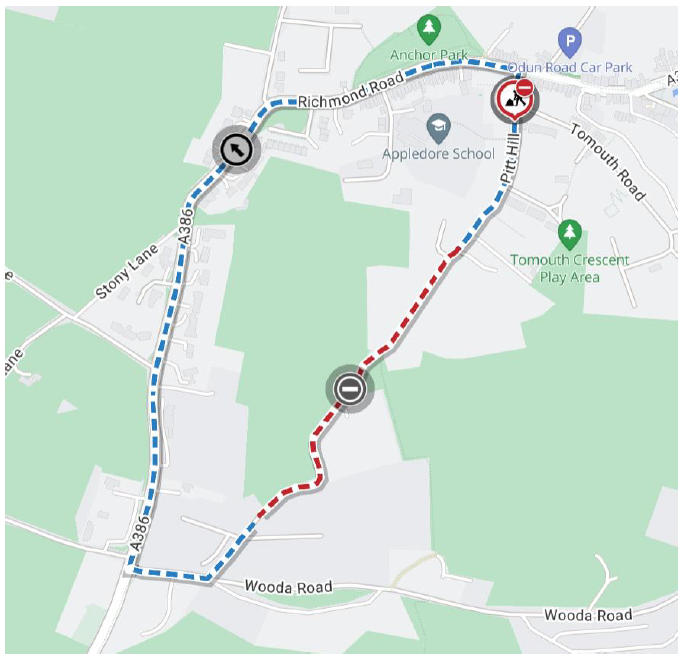 Temporary Traffic Notice - Pitt Hill, Northam (TTRO2667337)