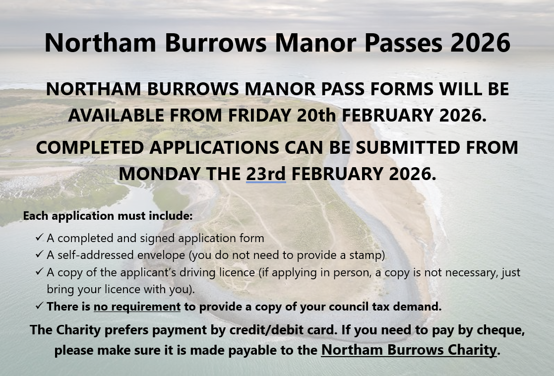 Northam Burrows Manor Passes 2026