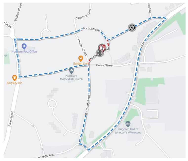 Temporary Traffic Notice - NORTH EAST STREET, Northam (TTRO2668781)
