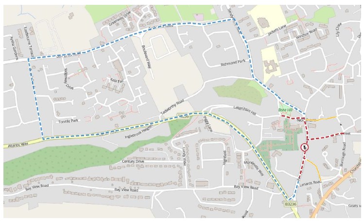 Temporary Traffic Order - Fore Street, Cross Street, Castle Street, The Square, Northam (TTRO2667996)
