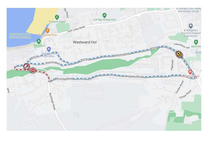 Temporary Traffic Notice - STANWELL HILL, Northam (TTRO2670862)