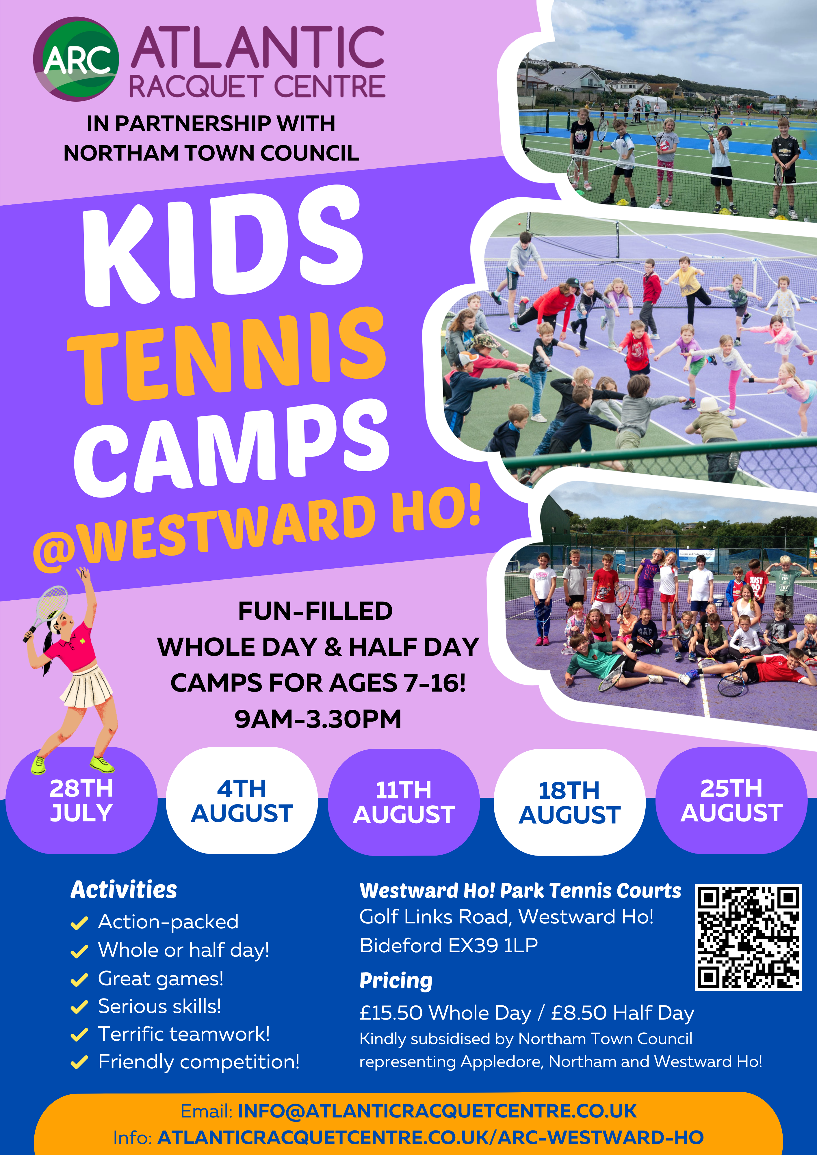 KIds Tennis Summer Camps