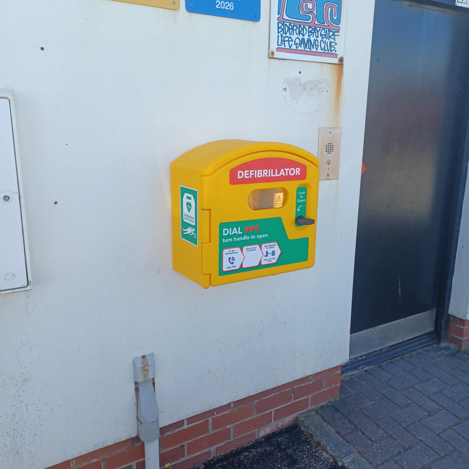 Public defibrillator, Westbourne Terrace